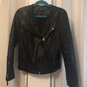 Topshop Faux Leather Jacket Size 8